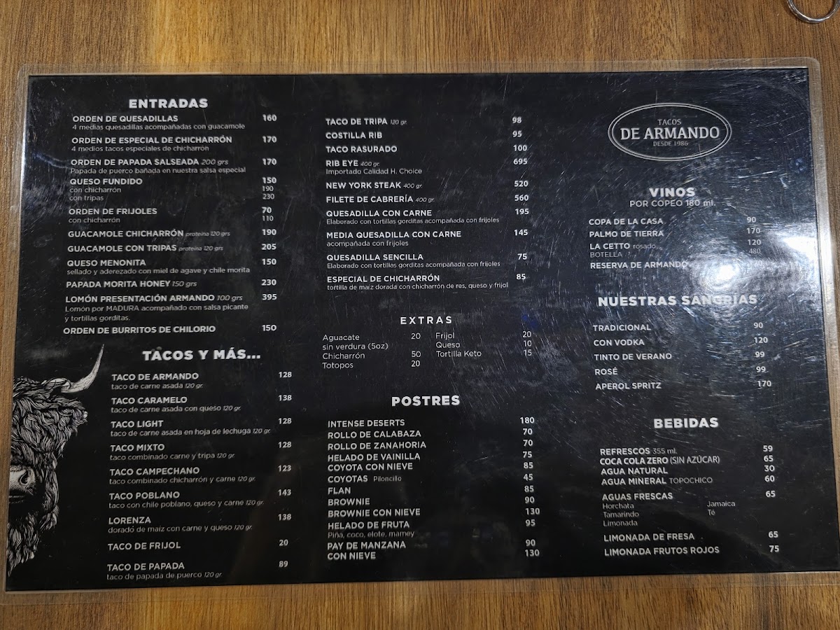 Tacos de Armando Menu - Image 4